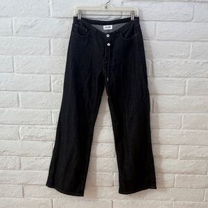 Black Straight-Leg Women's Jeans